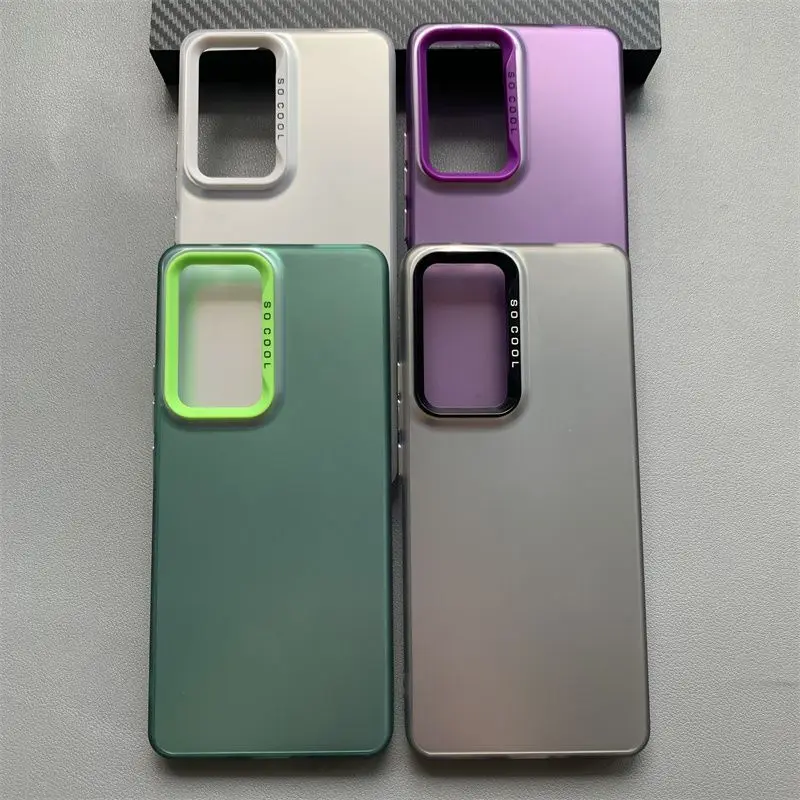 Pre prípad OPPO A58 4G OPPO A78 4G PASE TELEFÓN OPPO A58 A78 5G Cover OPPO CPH2565 CPH2577 Luxusný kovový kovový pokožka Aurora Mate Cover