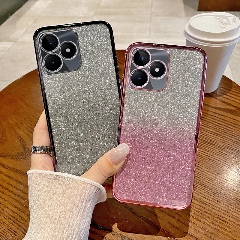 Pre prípad Oppo Realme C53 Case Realme N53 Realme C51 Realme Poznámka 50 Pase telefónu Módna čistá kamera Objektív Objektív Ochranný kryt