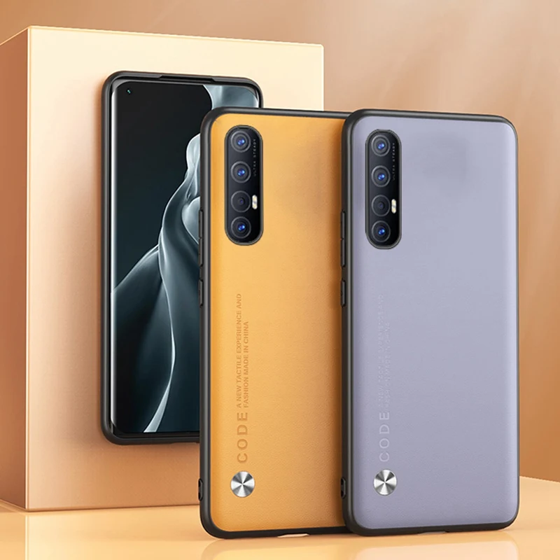 Pre prípad Oppo Reno 3 Pro 5G puzdro Luxusné kožené telefóny pre OPPO Nájdite X2 Pro X2 Lite Neo Silikone Cover Shock Protection