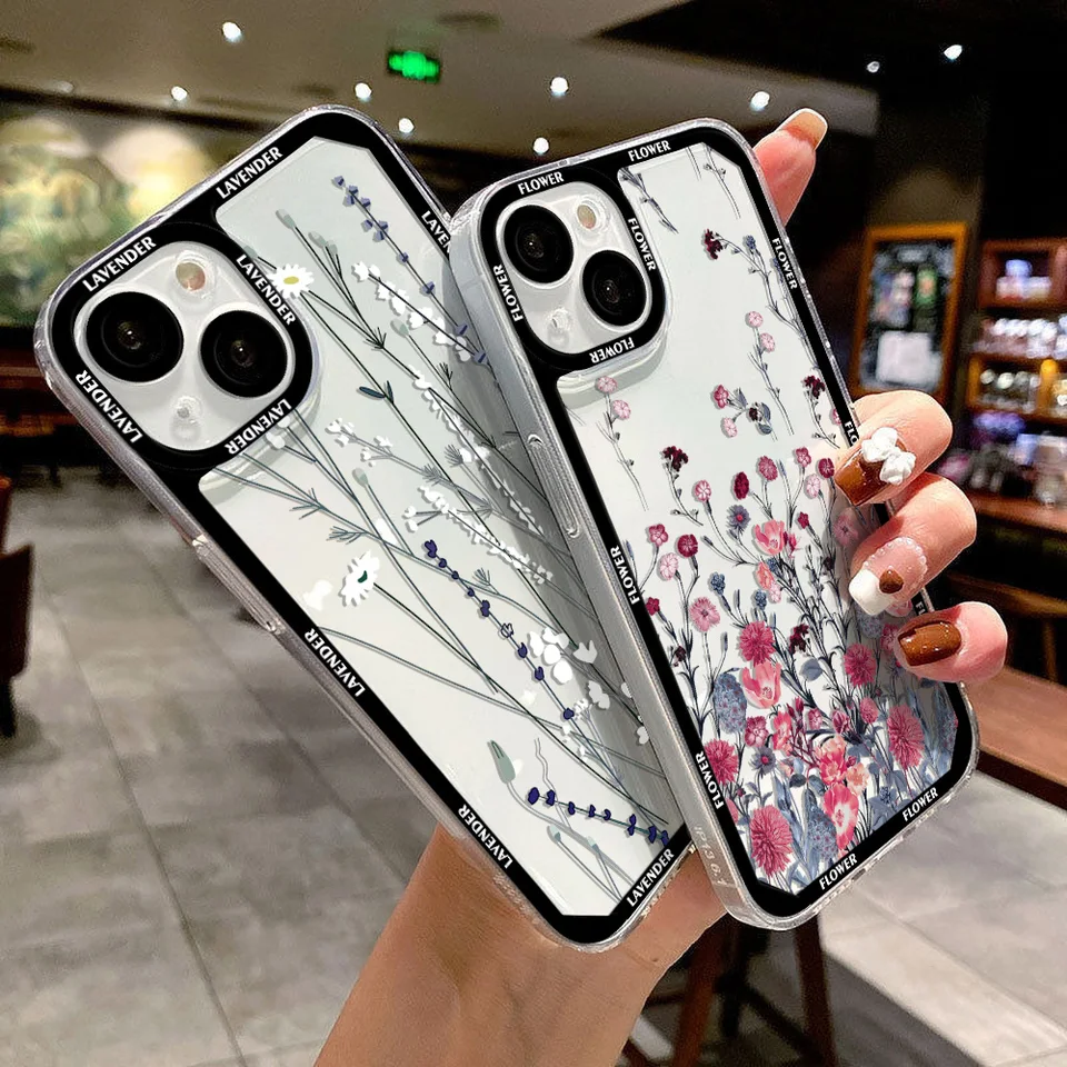 Pre prípad Poco X5 pre Xiaomi Mi 12t Pro 12 T 11 Lite 5G NE 11T Case POCOX3 X4 GT 5G X3 NFC M4 Pro Little M5 Lavender Flower Cover Cover