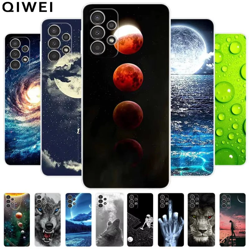 Pre prípad Samsung A32 4G Case A325F Cool Tlač mäkkého silikónového telefónu pre Samsung Galaxy A32 5G prípady Boy Man Fundas A 32 A326B