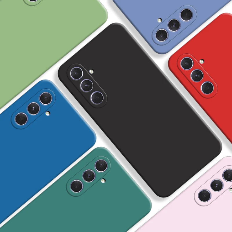 Pre prípad Samsung Galaxy A16 5G pre Samsung A16 5G pokrývajú nový originálny kvapalný silikónový ochranný nárazník pre Samsung Galaxy A16