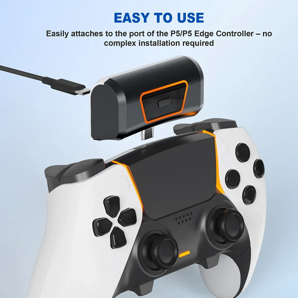 Pre PS5 1900 mAh bezdrôtového ovládača hier nabíjačku nabíjačky nabíjateľnú batériu pre príslušenstvo ovládača PS5 Gamepad Controller
