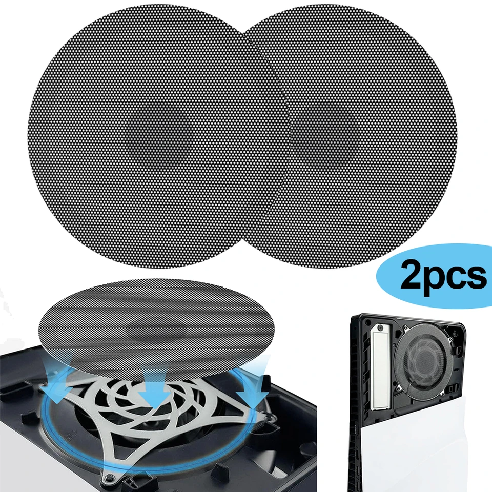 Pre PS5 Slim 2 Pack Dust Filter Filter anti-praštička na umývateľný prachový kryt filtra pre PlayStation 5 Slim Disc & Digital Edition