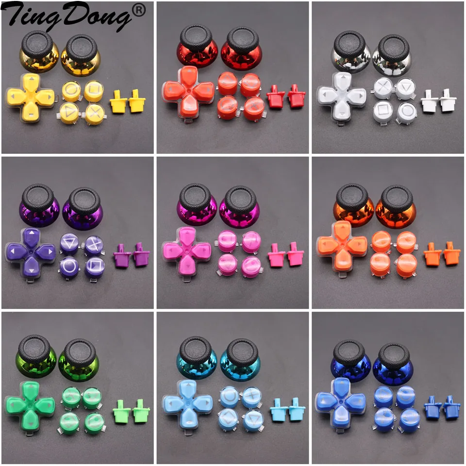 Pre PS5 V1 2 3 TAMMBSTICK TLAČKY NÁVRH DPAD a ABXY Jelly TRIGGER TRIGGER KEY OPRAVY ČASŤ PRE PS5 OPLADY A Zdieľanie tlačidiel