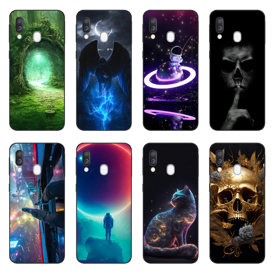 Pre puzdro Samsung A40 Silikónový zadný kryt pre puzdro Samsung A40 A405FN TPU pre Samsung Galaxy A40 A 40 Soft Cover Cover A40 A40
