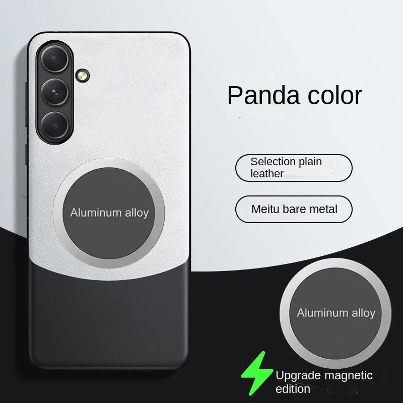 Pre puzdro Samsung Galaxy M35 Luxusná kožná pokožka PU s magnetickým ochranným krytom puzdro pre Samsung M35 M 35 5G Phone Telefón