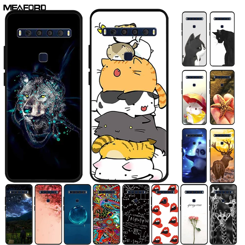 Pre puzdro TCL 10L Cool Fashion Silikone Soft TPU TPU THEELE CANVERS pre TCL 10 LITE CASE 10LITE COQUE pre TCL10L T770H T770B 4187U BAG