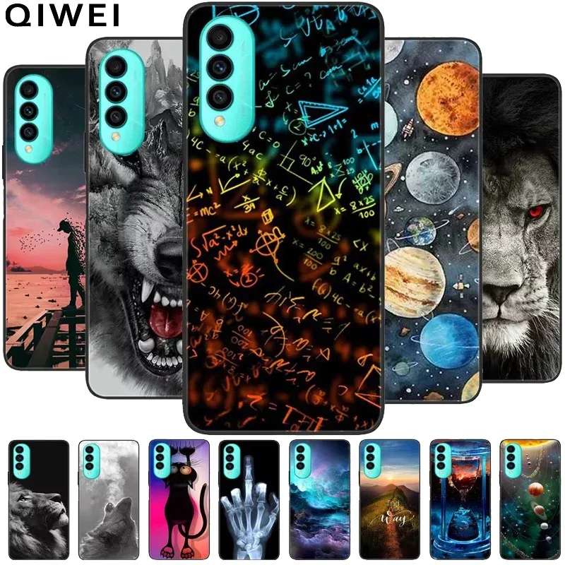 Pre puzdro Wiko T50 Zvieratá maľované silikónové nárazové nárazníky pre Wiko T50 T 50 Phone Cover Cover Coques for wikot50 Soft Bag