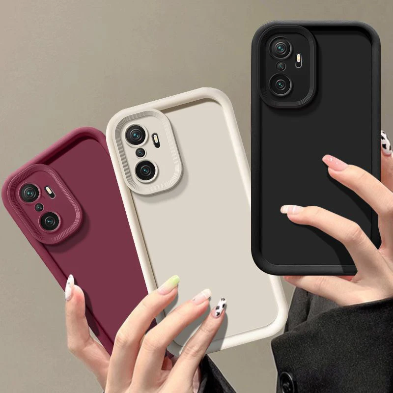 Pre puzdro Xiaomi 11T Pro na Xiaomi 11T telefónny prípad ochrana fotoaparátu Anti Drop Protection Soft Matte Black Cover