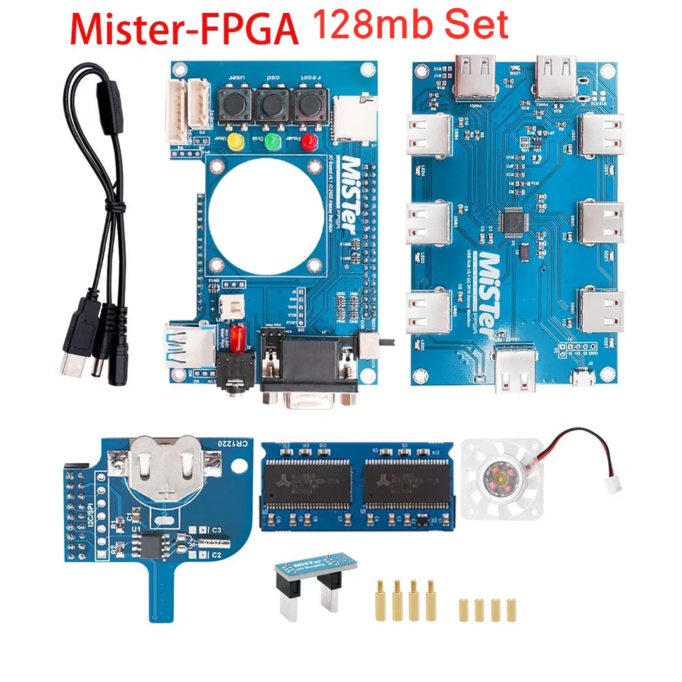 Pre pán FPGA IO doska 32 MB 128GMB Set Manuálne zváranie USB HUB Extender RTC Príslušenstvo pre terasické opravy DE10-nano