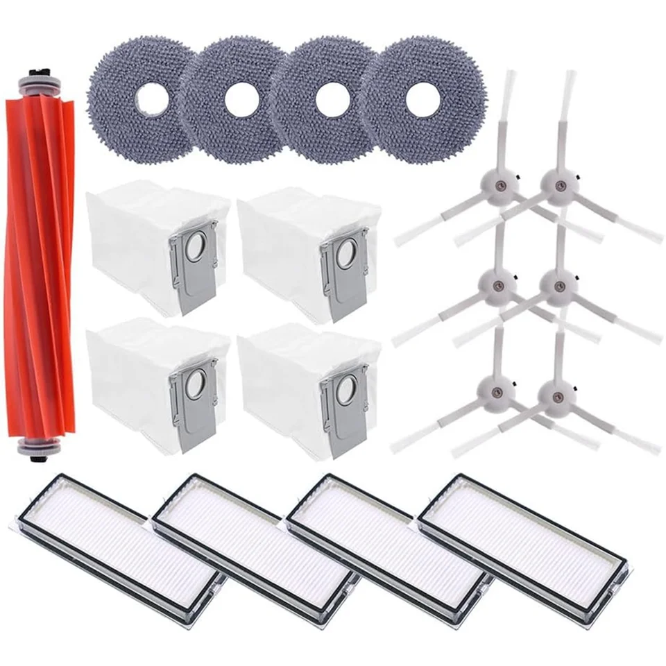 Pre Qrevo Maxv, Qrevo S, Qrevo Pro Robot vákuum hlavná bočná kefa Hepa Filter Mop Pad Dust Bag Accessories