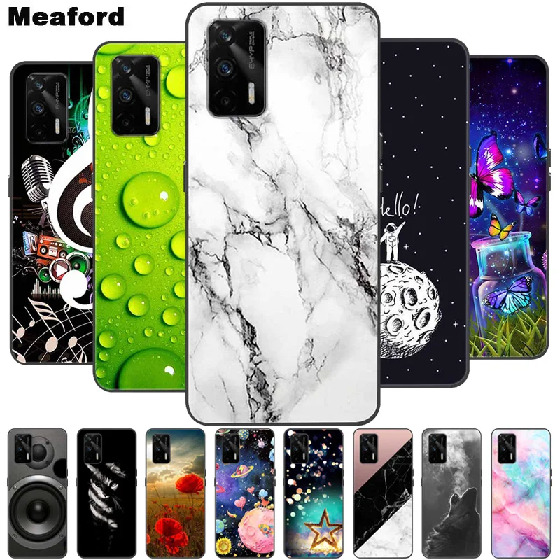 Pre Realme GT 5G puzdro mramorový mäkký silikónový chrbát pre Oppo Realme GT Neo 2T Neo2t / GT Neo2 Phone Cover Realmegt Neo 2 Funda