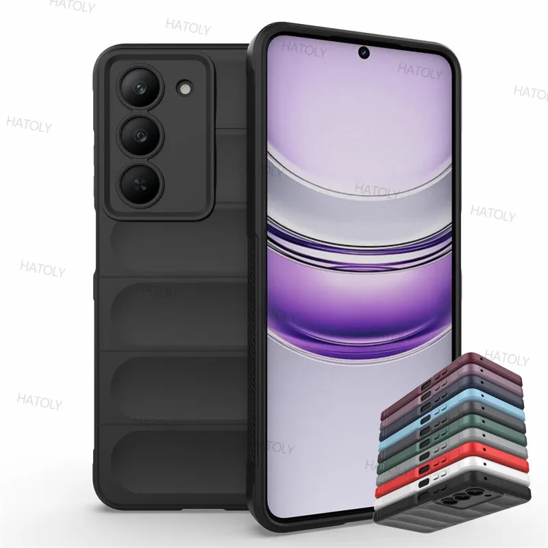 Pre Realme V60 Pro Case Realme V60 Pro 5G Cover proti Silikónu Silikone Shockproof TPU Ochranný zadný kryt pre Realme V60 Pro