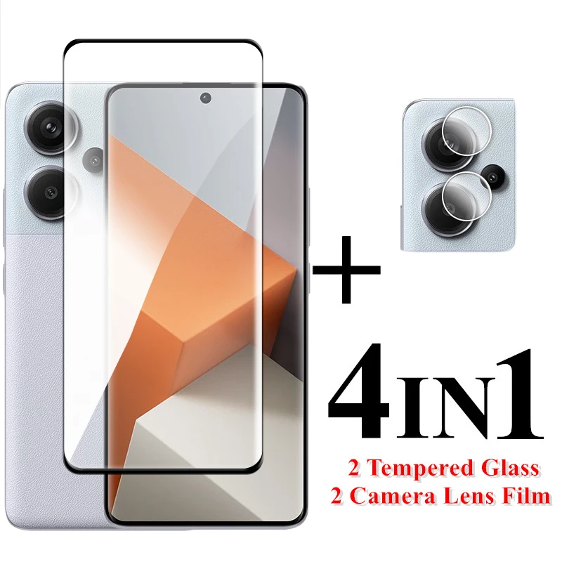 Pre Redmi Note 13 Pro Plus sklo pre Xiaomi Redmi Note 13 Pro Plus Plus chránič obrazovky 3D zakrivený úplný kryt temperované sklo