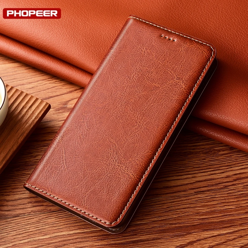 Pre Redmi Turbo 4 3 Luxusné pravé kožené puzdro pre Xiaomi Redmi Turbo 4 pre Redmi Turbo 3 Flip Magnetic Slot Wallet Phone Cover Telefón