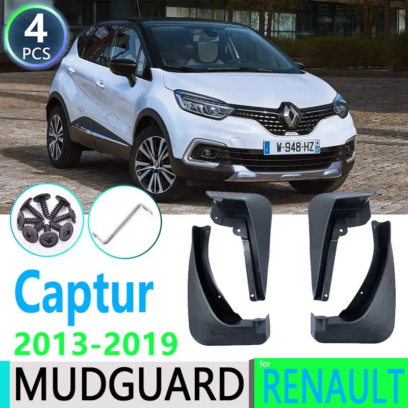 pre Renault Captur Samsung QM3 2013 ~ 2019 2015 2017 2018 Fender Mudguard Bahen Flaps Guard Splash Flap Mudguards Car Auto