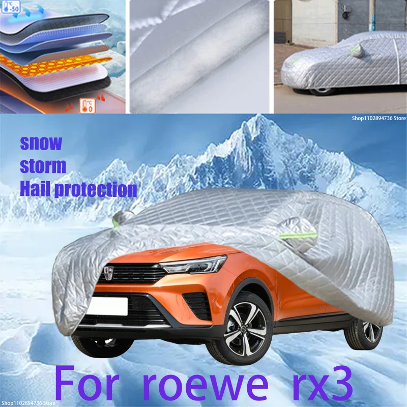 Pre roewe rx3 vonkajšia bavlna zahustená markíza pre automobil Anti Hil Hil Snow Covers