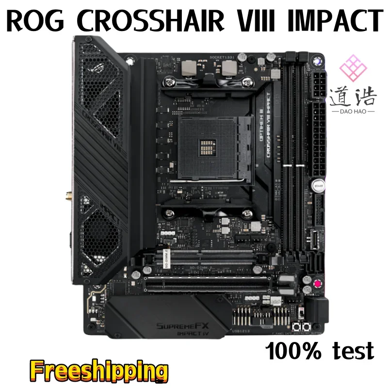 Pre ROG Crosshair VIII IMPACT ROZMERA 64GB M.2 PCI-E4.0 SOCKET AM4 DDR4 MINI-ITX X570 Mainboard 100% Testovaná plne práca