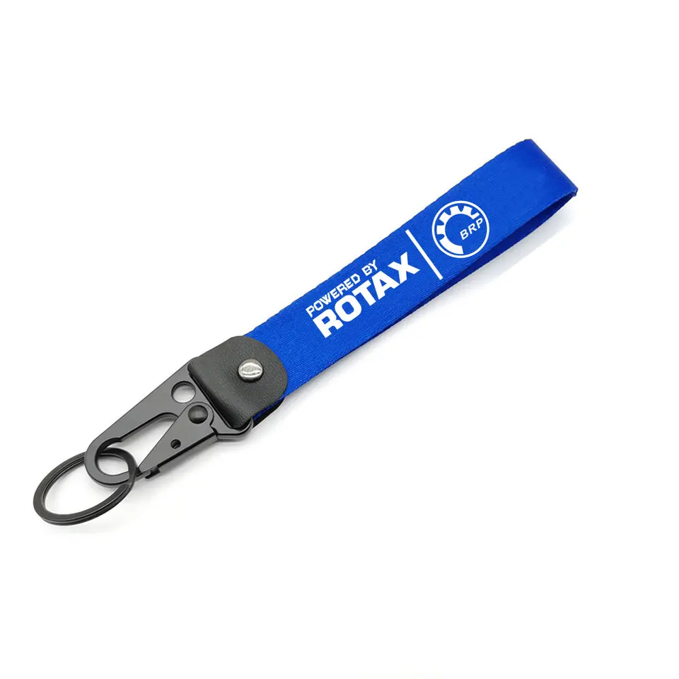 Pre rotax poháňaný kľúče kľúča zavesenie popruhu na zápästie/držiaky na bunku na držiaky na kľúče kľúča Black Hook Blue Blue
