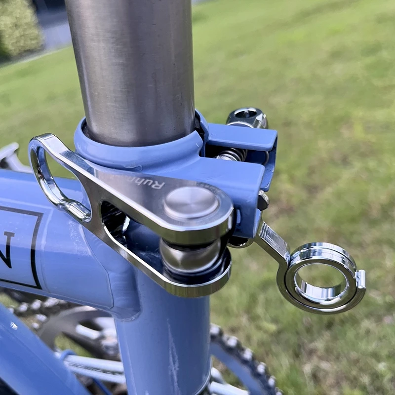 Pre RUHM pre Brompton Small Step Country Country Handrpost Clamp Clamp Clamppost Clamp Clamp Rúrky posilňujte uzamykaciu silu