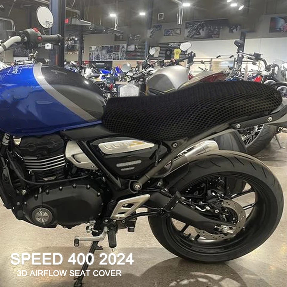 Pre rýchlosť 400 Speed400 2024 Nové motocyklové príslušenstvo sedadlo chránia vankúšovú tkaninu chladenie na ochladenie plátov na ochranu predpisu