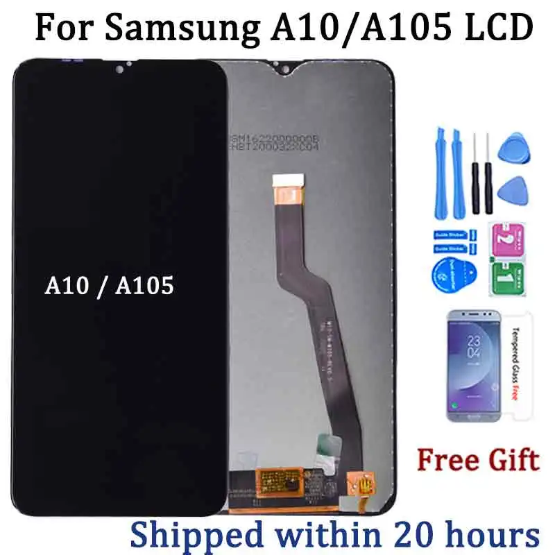 Pre Samsung A10 A105 LCD displej DISPLET DIGITIZERIZATION DIGITÁRU pre Samsung A105/DS A105F A105FD A105A LCD