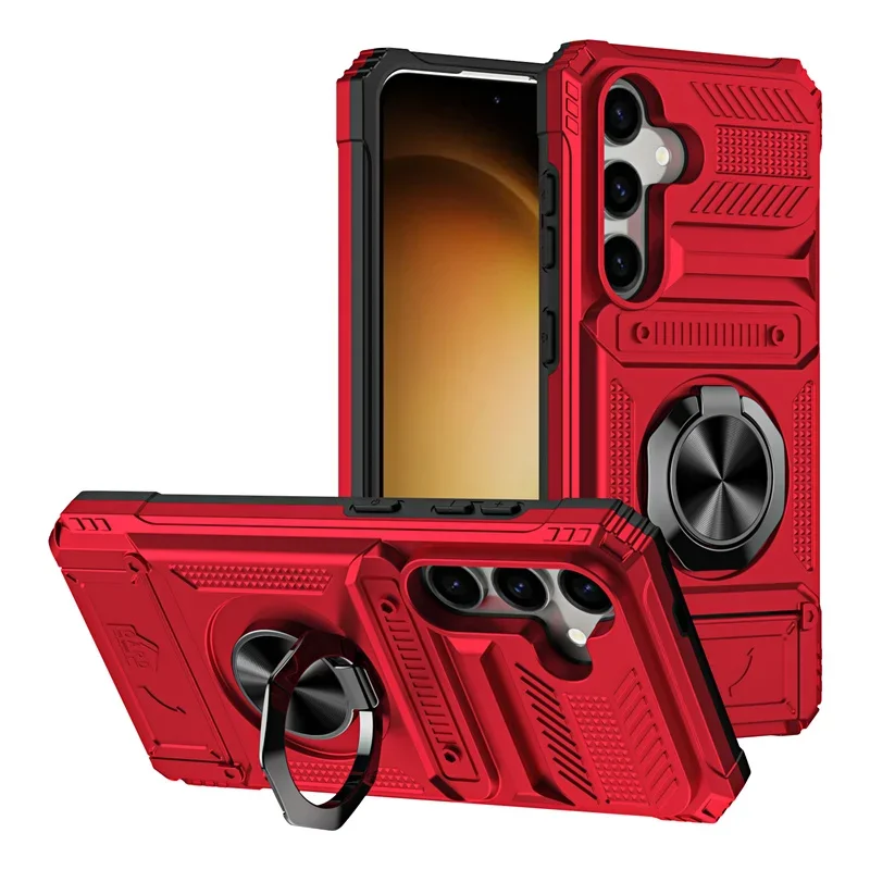 Pre samsung galaxy A15 5G puzdro Magnetic Ring Armor telefón pre Sumsung A15 A 15 2024 5G SM-A156B/DS Slot Card Slot Chat