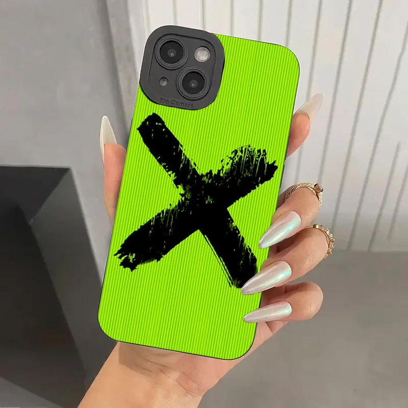Pre Samsung Galaxy A15 A35 A55 A14 A34 A54 A33 A53 A52 S24 Ultra S23 S21 Fe S22 Plus zelené pozadie x mäkký kryt silikónu