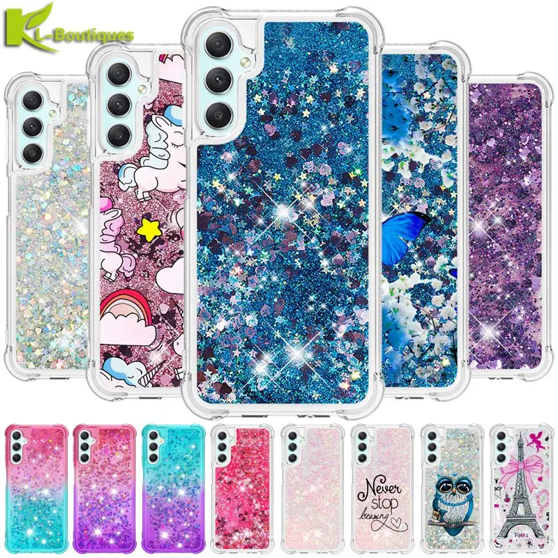 Pre Samsung Galaxy A54 5G SM-A546B Dynamic Case Quicksand Liqui pre Samsung A 54 A34 A14 5G A24 A04S A04 A04E TELEFINNÝ kryt