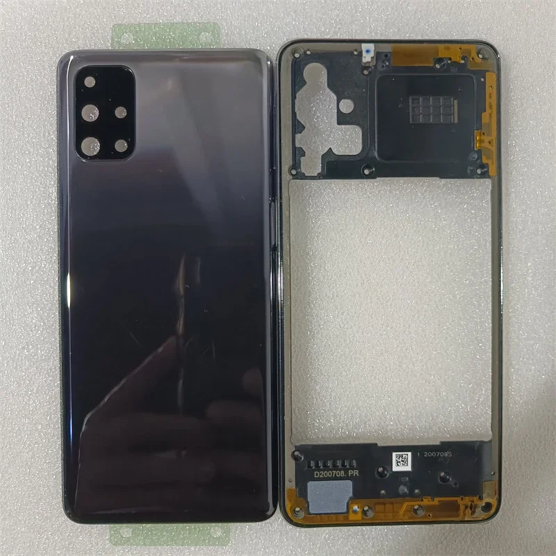 Pre Samsung Galaxy M31S 5G M317F Plán telefónu Poludy Stredný rámec+batéria zadné kryt