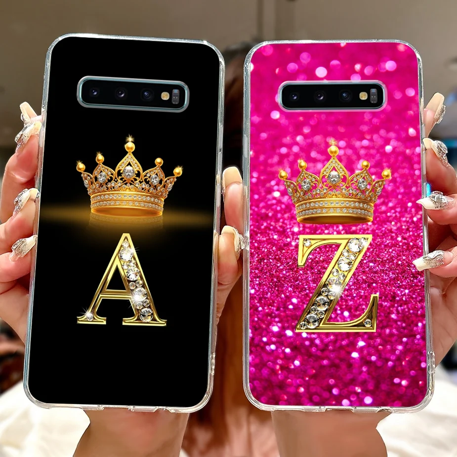 Pre Samsung Galaxy S10 Plus Plus nové písmená pokrývajúce puzdro na mäkký silikón pre Samsung S10 S10E SM-G973F SM-G970F Fundas Bumpers