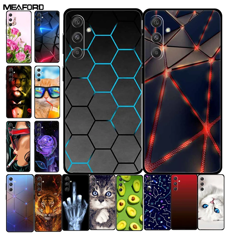Pre Samsung Galaxy S24 S21 S22 S23 Plus Fe Case S23+ S22Plus S24fe Soft TPU Silikone Phone Cover pre Galaxy S22 S23Plus Fundas