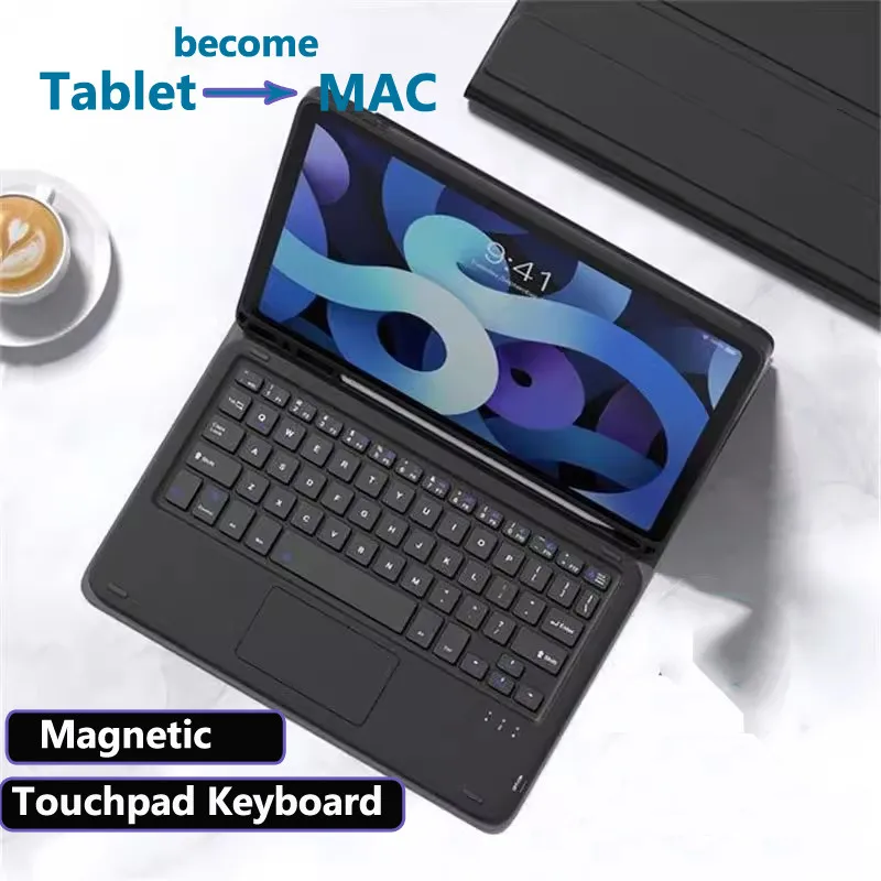 Pre Samsung Galaxy Tab S8 Ultra 14.6inch S9 Ultra 14.6 S7 Plus+ 12,4 S8 Plus S7 Fe 12.4 S9 plus bezdrôtové puzdro na klávesnicu Bluetooth