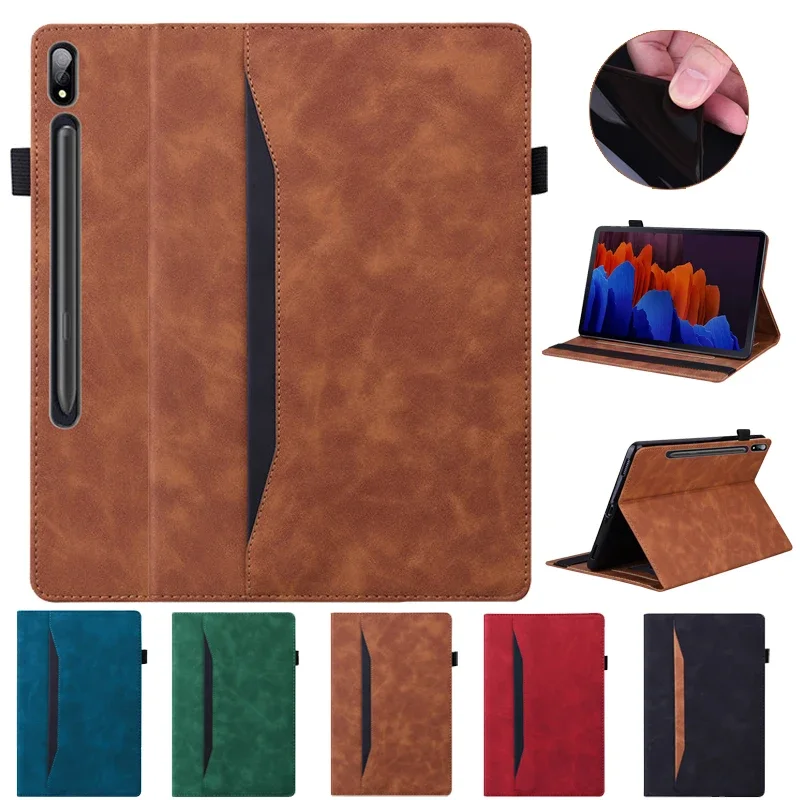 Pre Samsung Galaxy Tab S9 S8 S7 Plus Fe Ultra Case Pu Leather Business Tablet pre Galaxy Tab S9 S8 S7 Fe Plus Ultra Book Cover