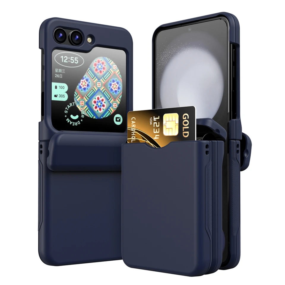Pre Samsung Galaxy Z Flip 6 5 4 3 Pankový vreckový matný záves all-inclusive Skladací nárazový kryt pre nárazový kryt pre Galaxy Z Flip 6 Flip 5