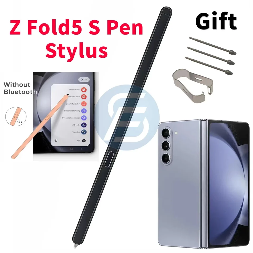 Pre Samsung Galaxy Z Fold 5 5G W24 Capacitance S Nahradenie Z Fold5 F946U Active Stylus s hrotmi kovový kĺbový klip Stylus pero pero