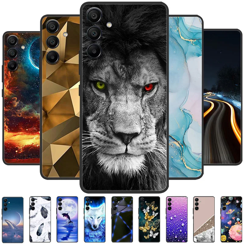 Pre Samsung M15 5G Case Shock odolný voči Soft Soft TPU Silikone Phone Cover pre Samsung Galaxy M15 5G Funda M 15 5G CAPA Cupa Cute Cartoon Shell