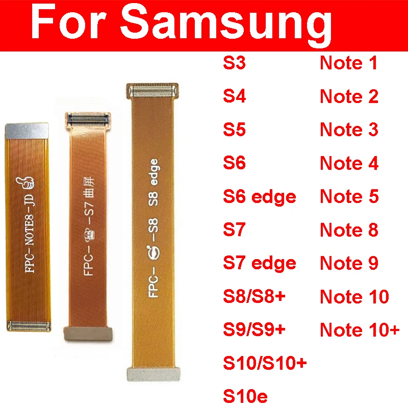 Pre Samsung Note 1 2 3 4 5 8 9 10 S2 S3 S4 S5 S6 S7 S8 S9 S10 Plus lite Edge I9600 LCD dotyková obrazovka Testovací kábel Flex