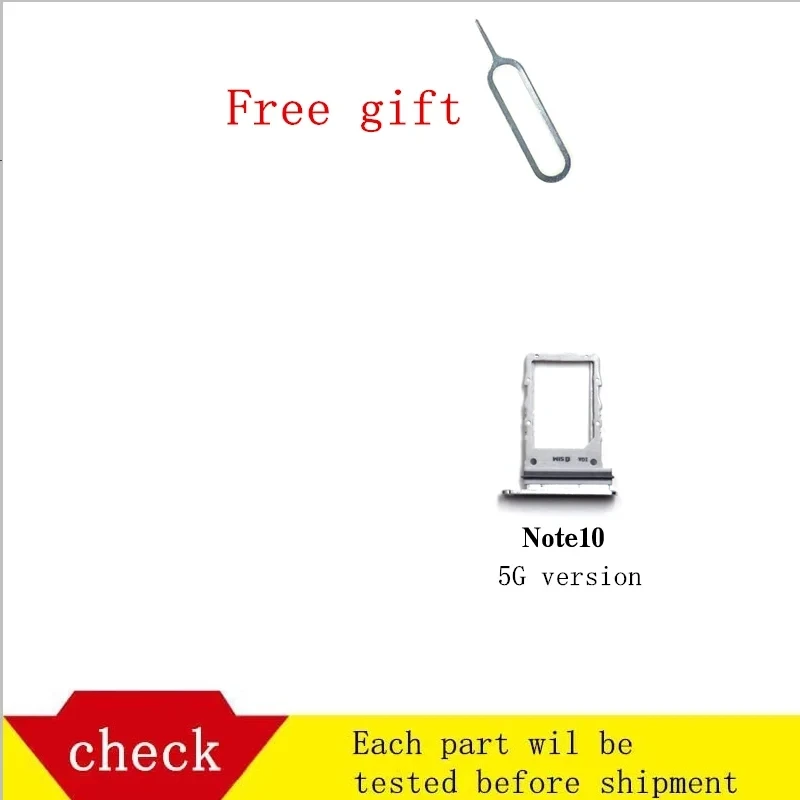 Pre Samsung Note10 （verzia 5G） Single/Dual SIM Originálny telefón Pôvodný telefón Nový adaptér karty SIM a slot na držiak podnosu na kartu Micro SD