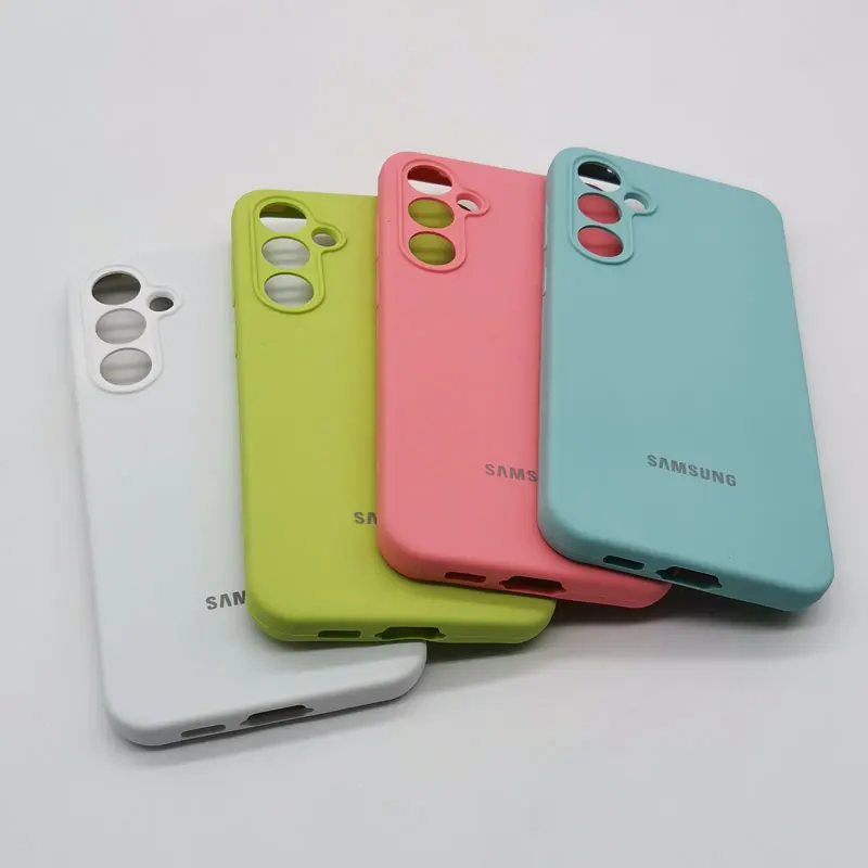 Pre SAMSUNG S23 S24 Silky Liquid Silikone Case Soft-Touch Back Chrbát pre Galaxy S24 S23 plus ultra S23FE S24+ S23+ 5G