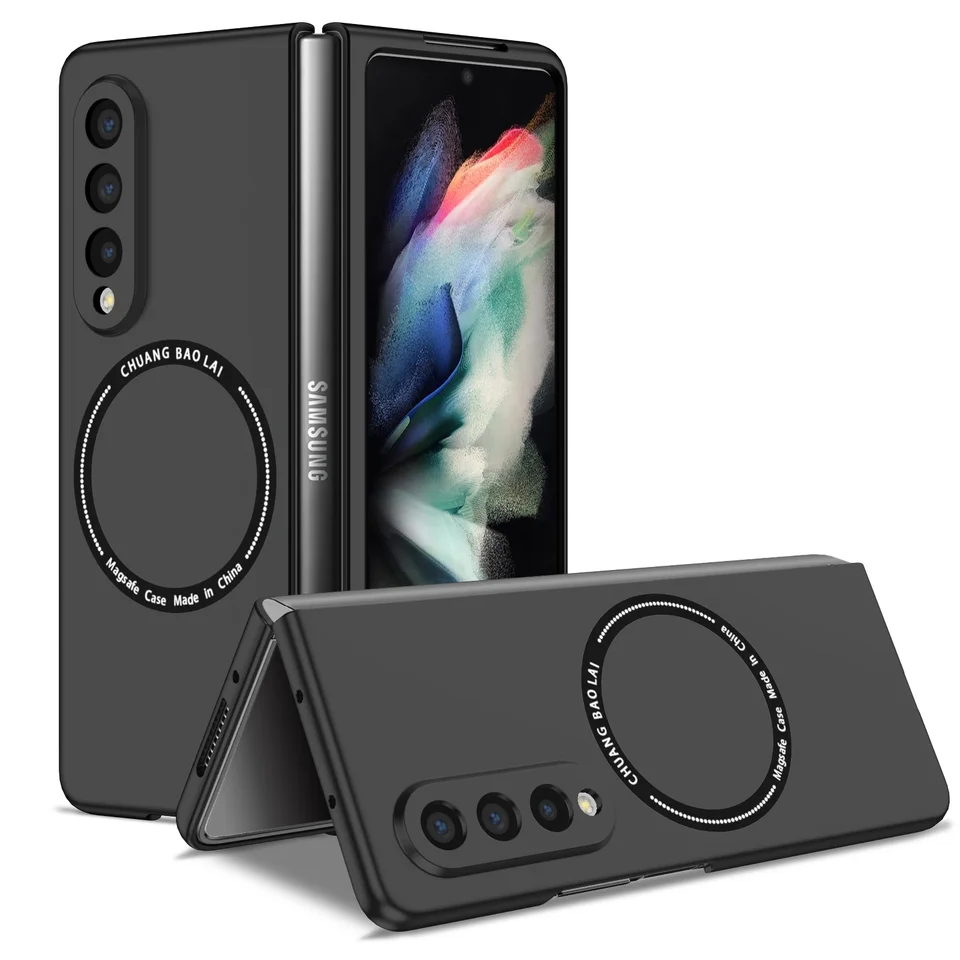 pre Samsung Z Fold 4 3 PC bezdrôtové nabíjacie puzdro pre Samsung Galaxy Z Poly 4 3 -Pybin4 -Plow3 5G Magnetické obaly na ochranu pádu