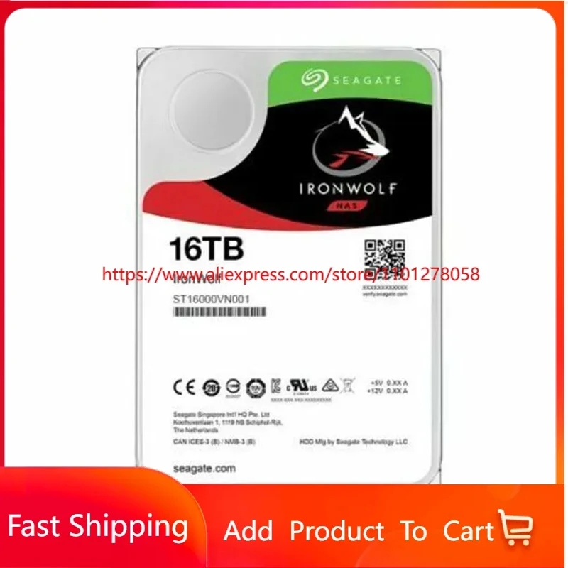 Pre Seagate Ironwolf Nas 16TB 3,5 