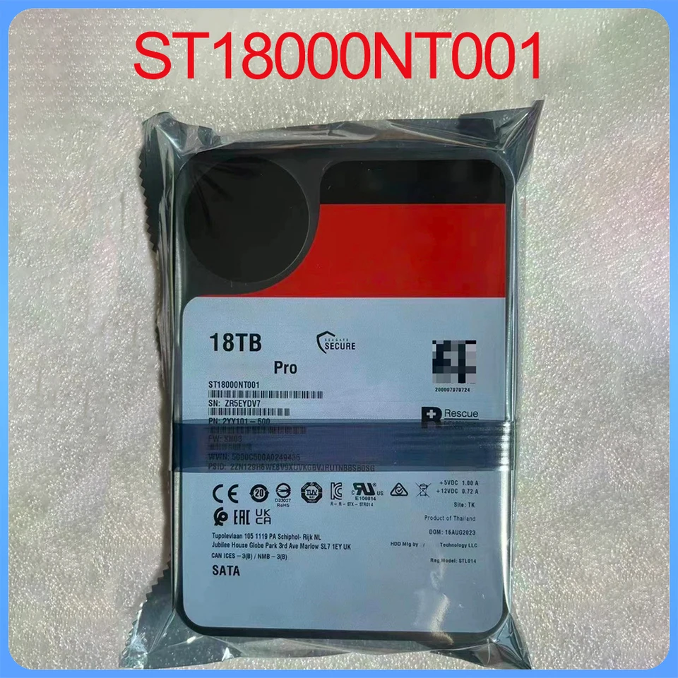 Pre Seagate Pro 18tb Internal 7200RPM 3,5 