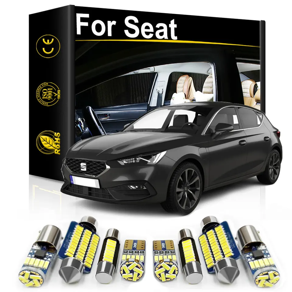 Pre sedadlo Ibiza 6L 6J 6P 6f Leon 1M 1 m 5f Toledo Tarraco exeo Alhambra Altea Arona Ateca Ateca Doplnky interiérové ​​LED svetlo Canbus