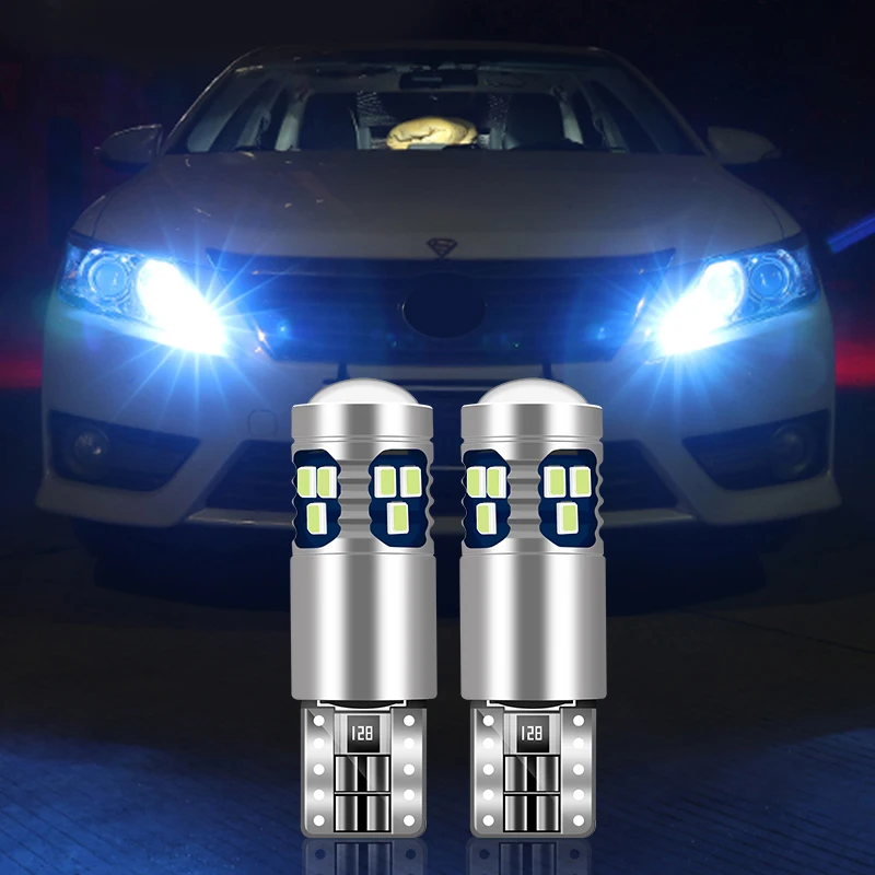 Pre sedadlo Leon Mk3 Mk2 FR 5F Altea XL Ateca Ibiza Arona 2pcs 12V T10 W5W Parkovisko pre parkovisko Poloha Svetlá výška svetla Lights Adsessory