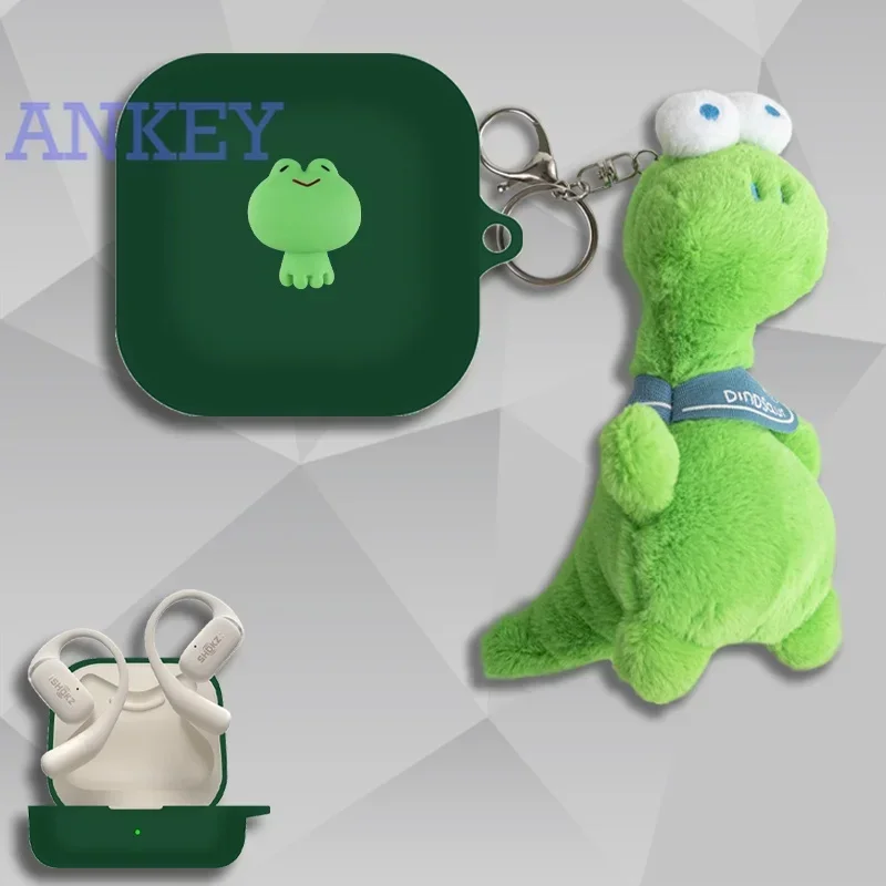 Pre shokz OpenFit Air Case Ochranné silikón T910 T511 Cute Cartoon pokrýva Bluetooth slúchadlá slúchadlá prenosné pre slúchadlá