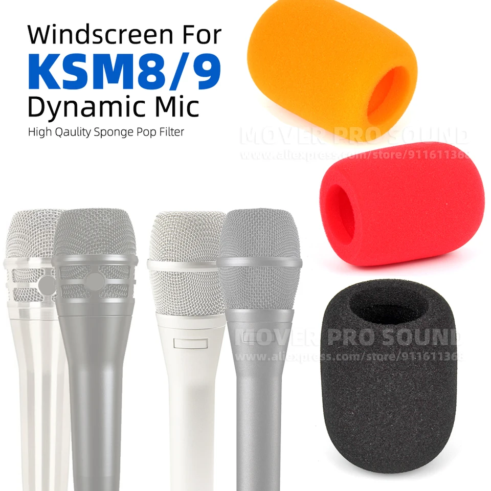 Pre Shure KSM8 KSM9 KSM 8 9 Mikrofónové čelné sklo mikrofón Anti -popový filter Screen Screen Screen Cover Cover Shield Mic
