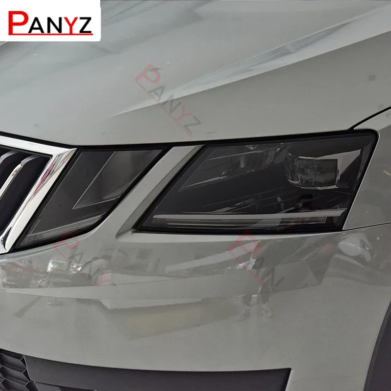 Pre SkoDa Octavia 3 facelift 2017-2019 Ochranný film CAR SMOKOVANÝ BLACK TINT Vinyl Transparentná nálepka