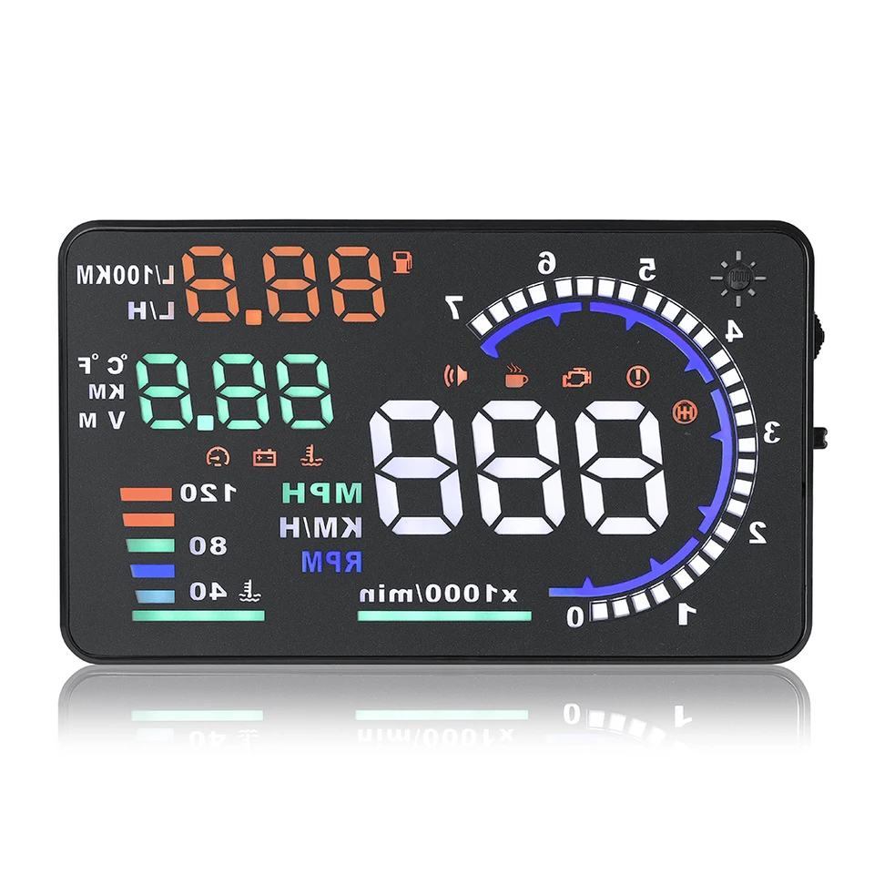 Pre SkoDa Octavia Superb Karoq Kamiq Kodiaq GT Fabia Rapid Vision GT CAR OBD2 GPS USB HUD HEAD UP DIZOR DISPLAY PROJEKT